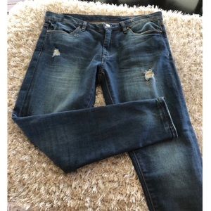 Blank NYC Distressed Skinny Jeans Size 31